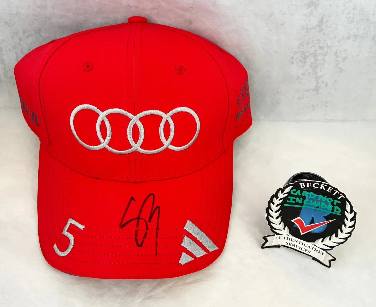 Gabriel Bortoleto Signed Hat Audi Formula 1 F1 Beckett BAS COA