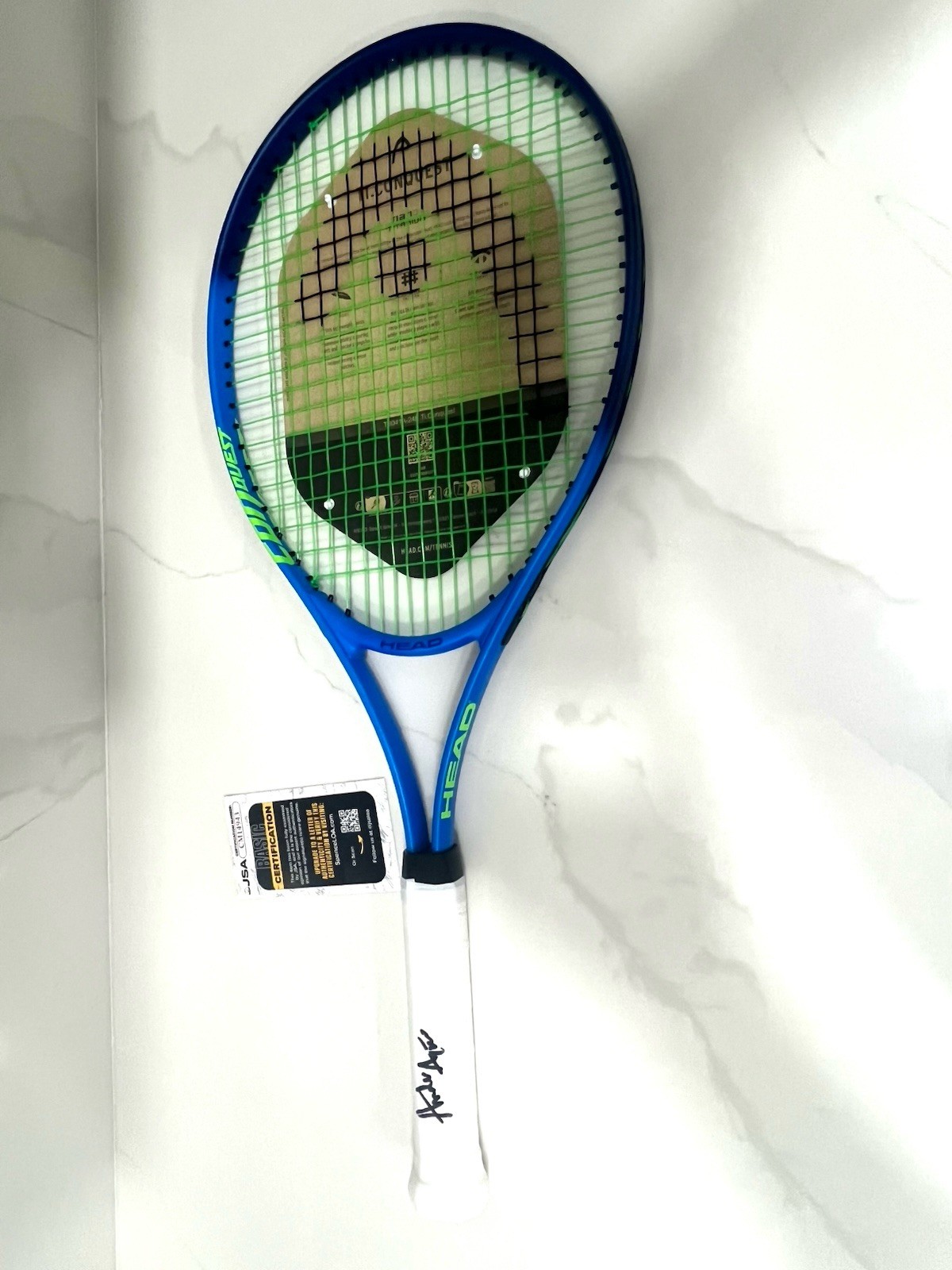 Andre Agassi Signed Head Tennis Racket Racquet Grand Slam Champion JSA CERT 1
