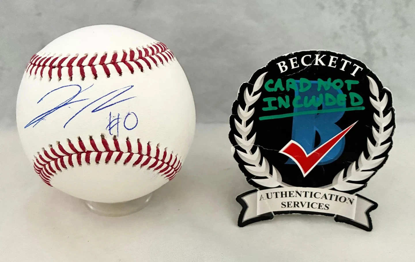 Hyeseong Kim Signed Authentic MLB Baseball Los Angeles Dodgers Beckett BAS 1 COA