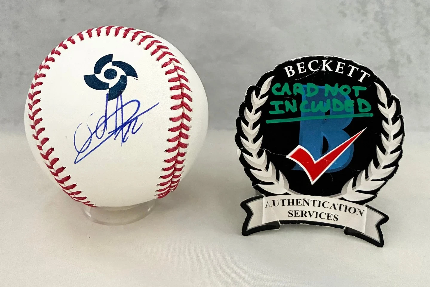 Sandy Alcantara Signed WBC Baseball 2026 WBC Team DR Beckett BAS COA