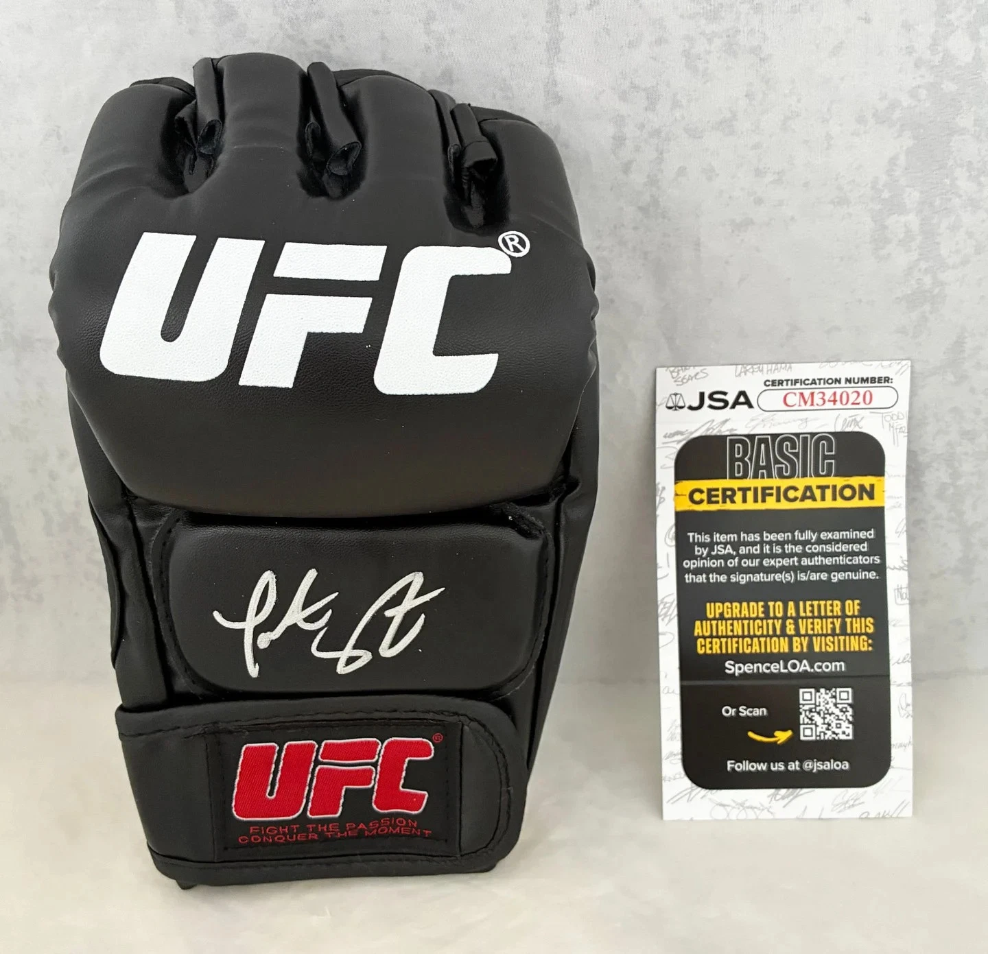 Tatiana Suarez Signed UFC Glove JSA 1 COA