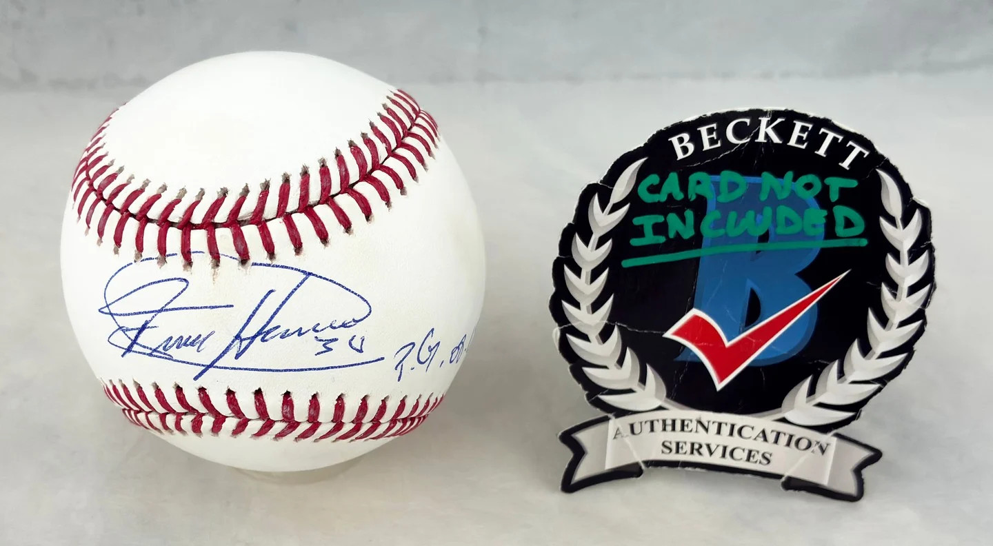 Felix Hernandez Signed Authentic MLB Baseball Perfect Game Beckett BAS COA