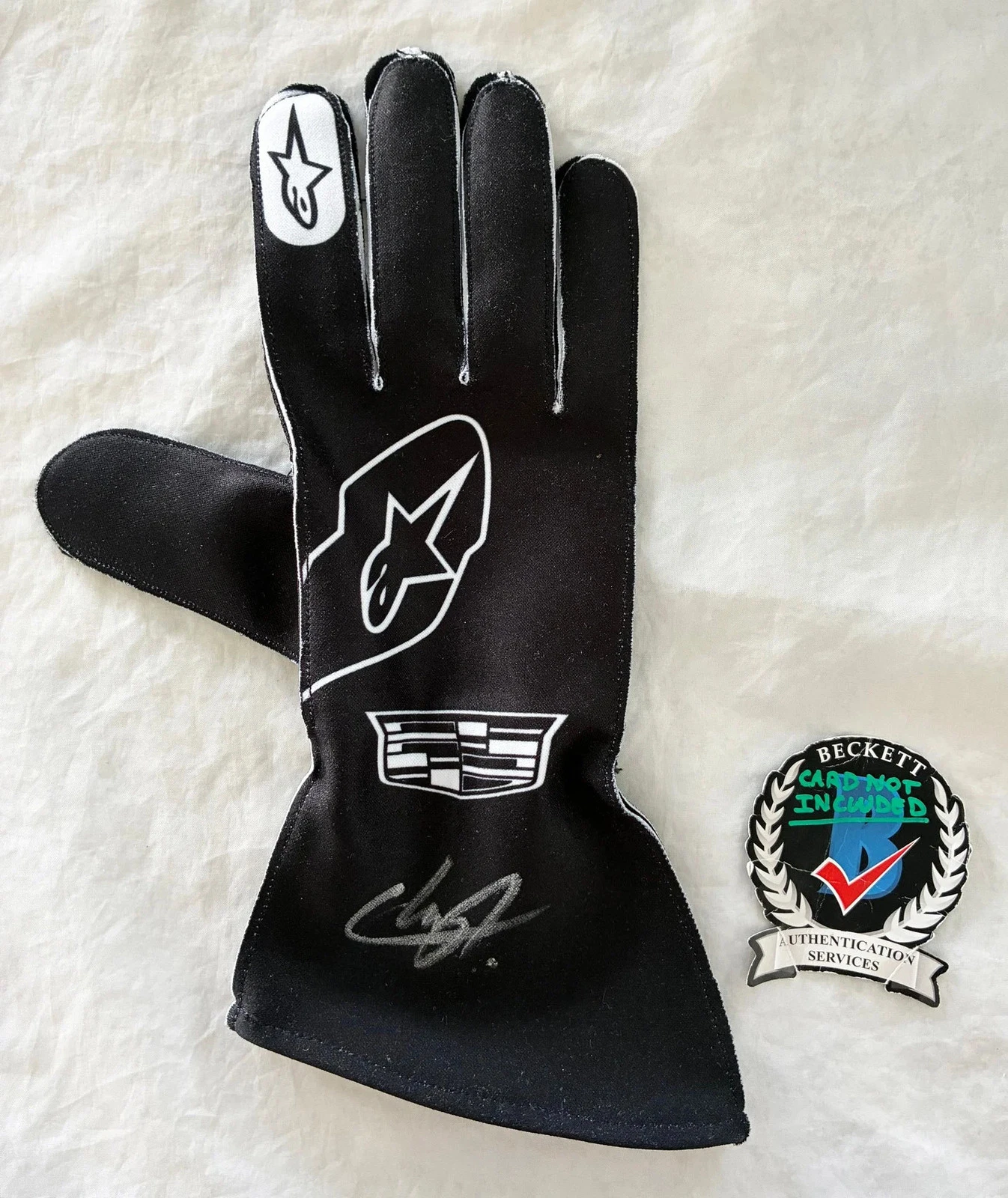 Sergio Perez Signed Racing Glove Checo Cadillac Formula 1 F1 Beckett BAS COA
