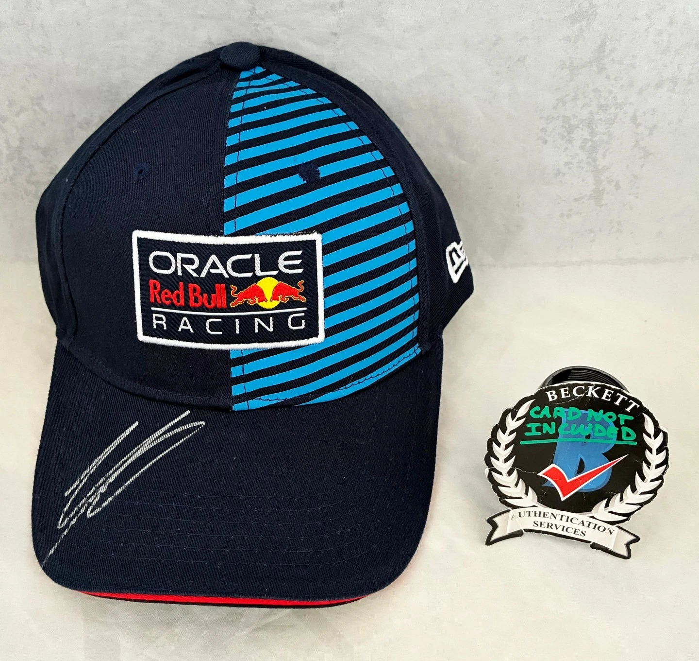 Isack Hadjar Signed Hat Red Bull Formula 1 F1 Beckett BAS 1 COA