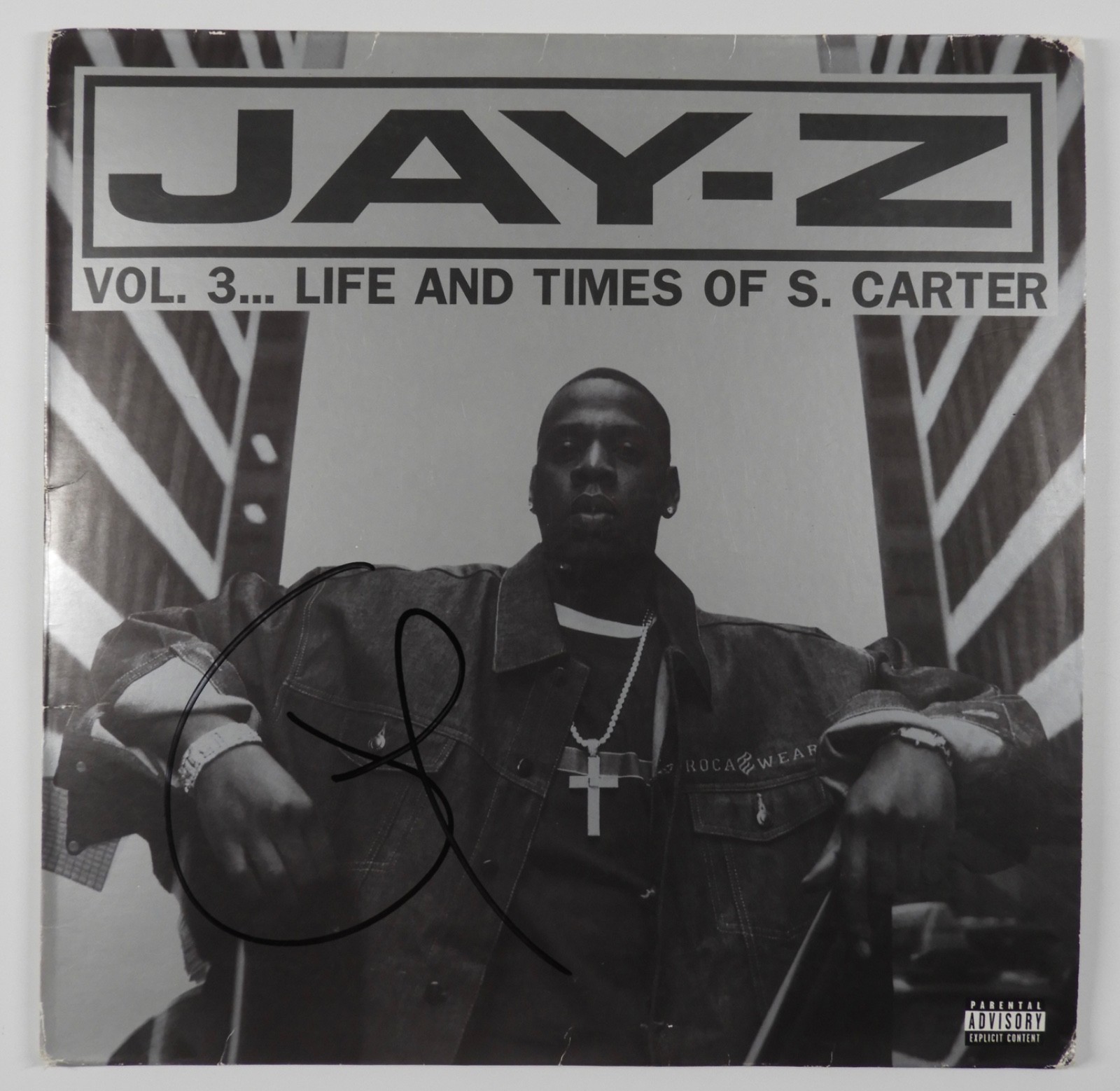 Jay Z ACOA Signed Autograph Record Album Vinyl Life And Times of S. Carter