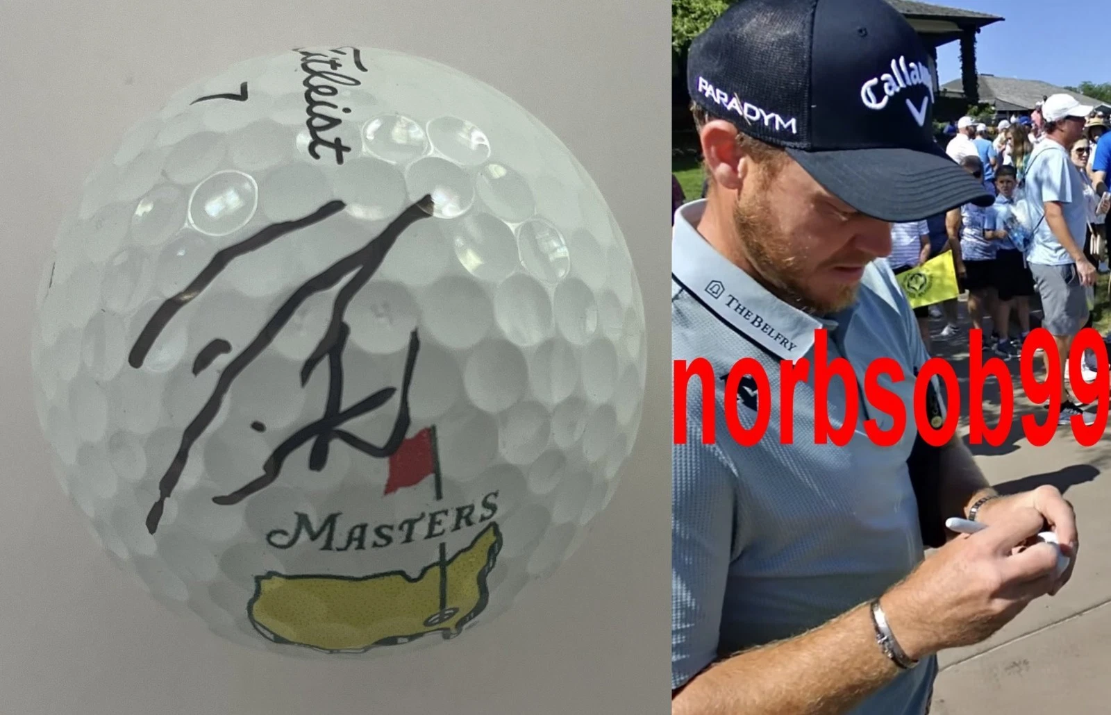 DANNY WILLETT SIGNED AUTOGRAPH TITLEIST MASTERS GOLF BALL w/EXACT PROOF COA