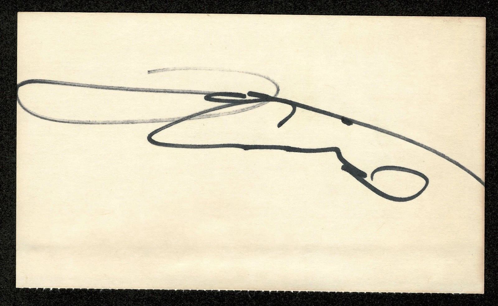 TOM CRUISE VINTAGE SIGNED AUTOGRAPHED 3×5 CARD SWAU CERT TOP GUN COLLECTIBLE MEMORABILIA