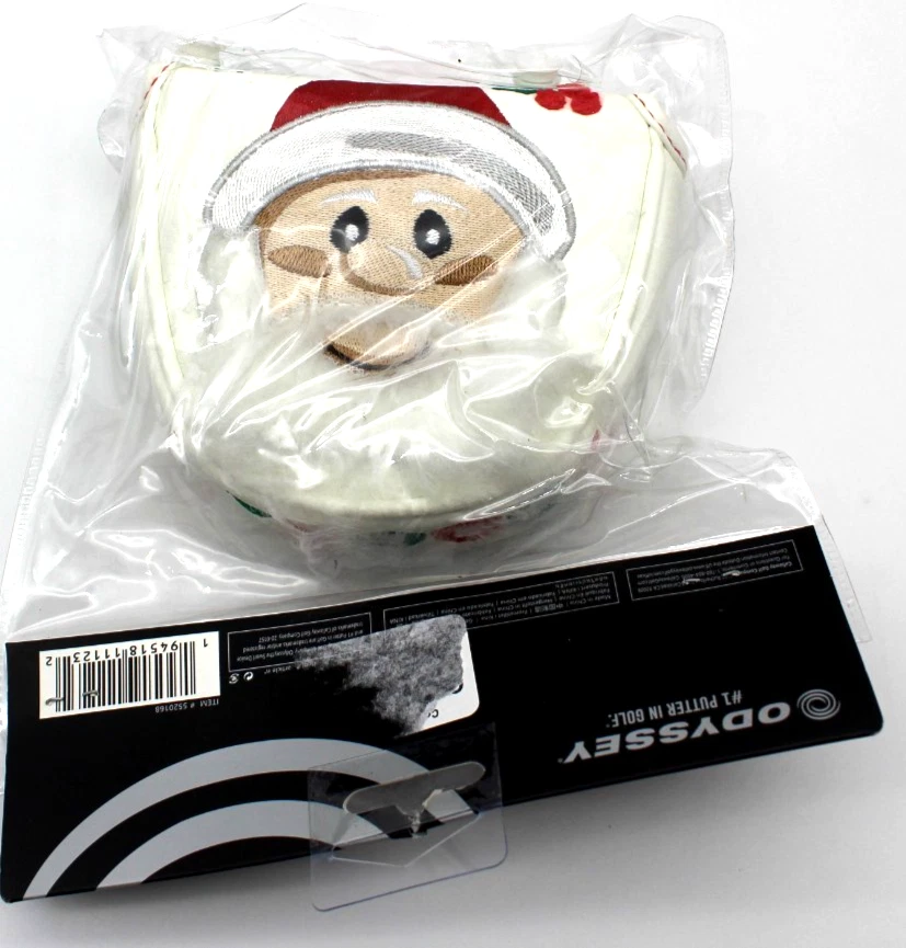 Brand New Odyssey Limited Edition Santa Clause Mallet Golf Putter Cover X-Mas
