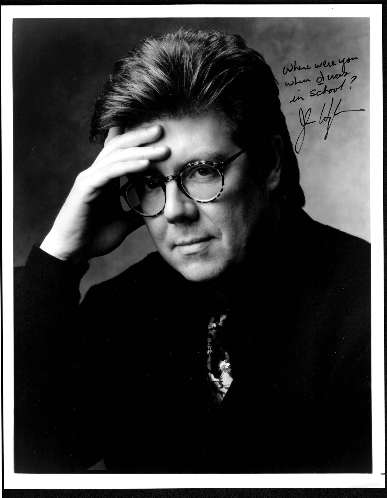 JOHN HUGHES SIGNED AUTOGRAPHED 8×10 PHOTO JSA LETTER DIRECTOR BREAKFAST CLUB COLLECTIBLE MEMORABILIA