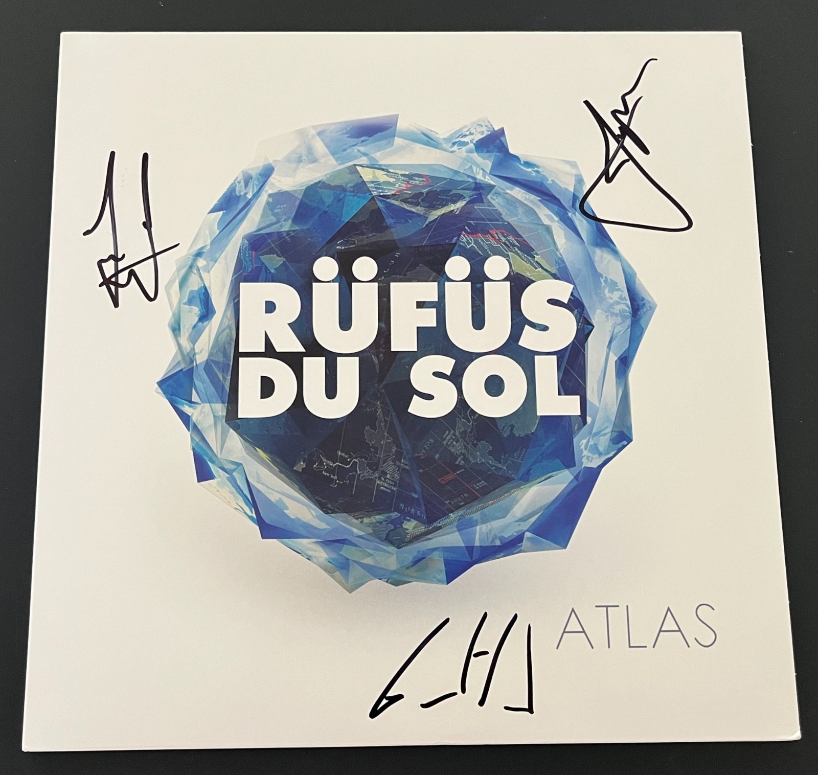 RUFUS DU SOL SIGNED AUTOGRAPH ATLAS VINYL RECORD ALBUM w/EXACT VIDEO PROOF COA