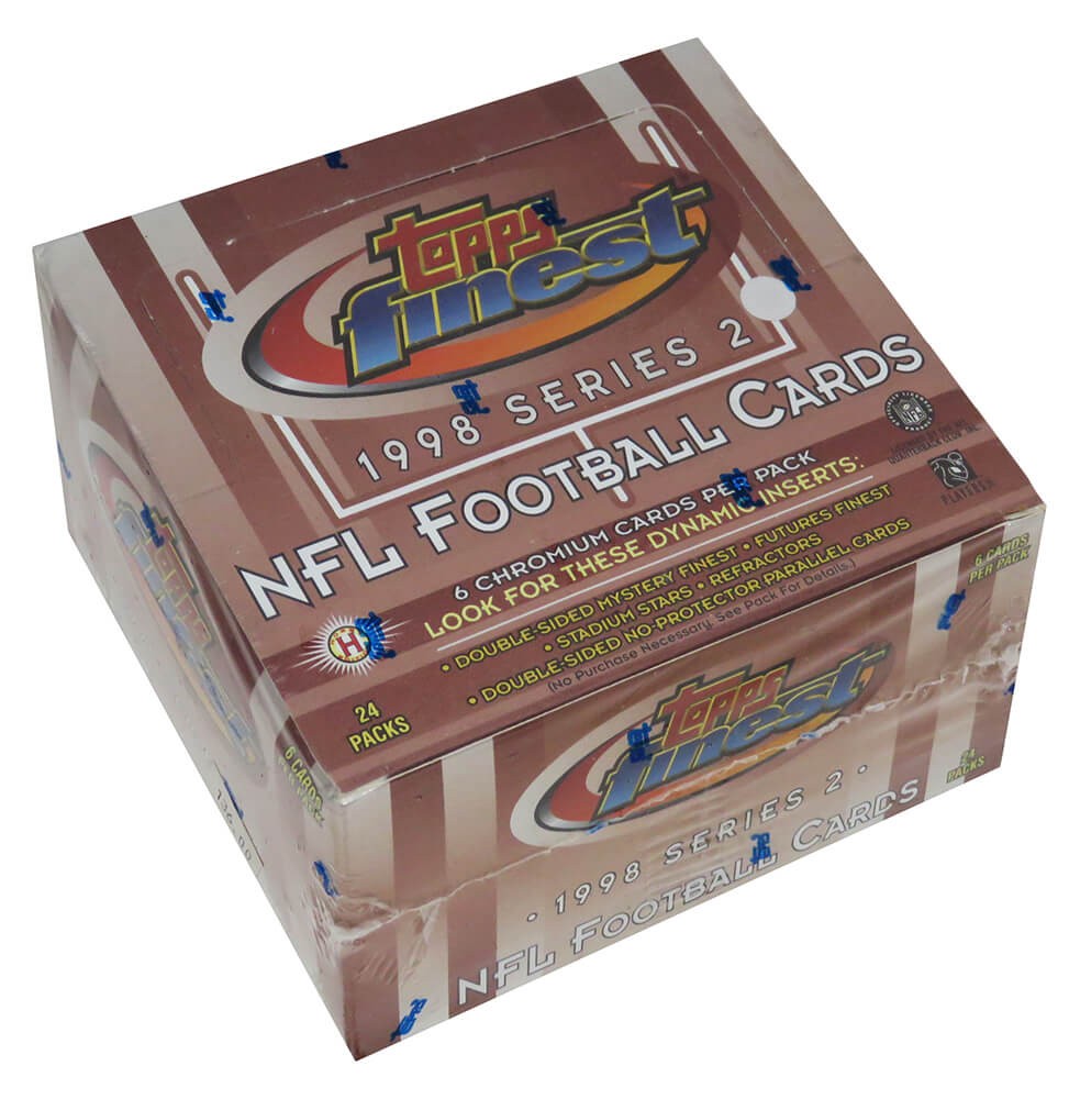 1998 Topps Finest Series 2 Football Factory Sealed Hobby Box - Manning/Moss RC??