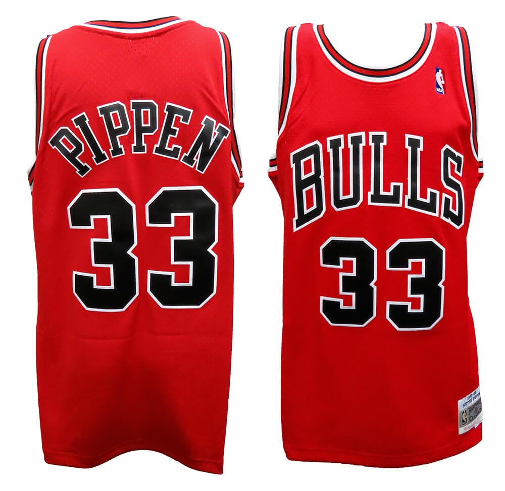 Scottie Pippen Chicago Bulls Red Mitchell & Ness NBA Swingman Jersey (2XL)
