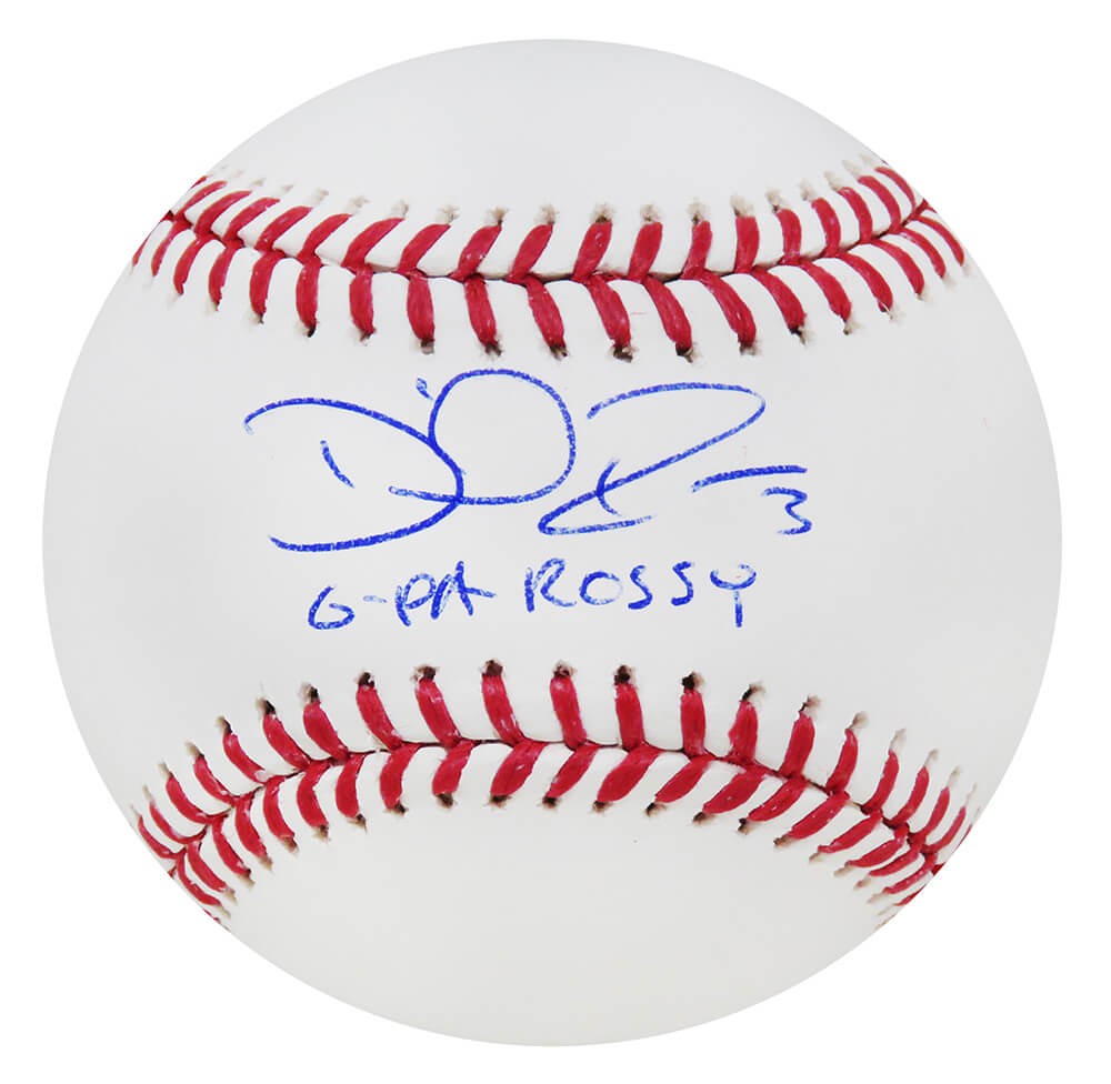 Cubs DAVID ROSS Signed Rawlings Official MLB Baseball w/G-Pa Rossy - SCHWARTZ