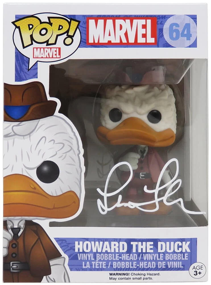 LEA THOMPSON SIGNED HOWARD THE DUCK FUNKO POP DOLL #64 – (SCHWARTZ SPORTS COA) COLLECTIBLE MEMORABILIA