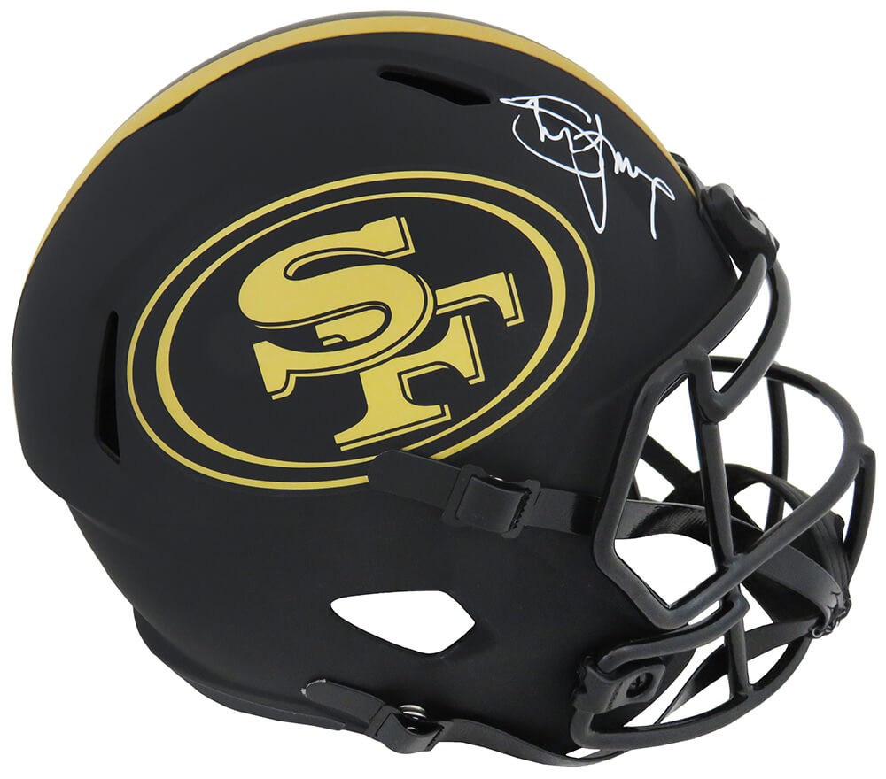 Steve Young Signed 49ers ECLIPSE Riddell Full Size Speed Replica Helmet (SS COA)