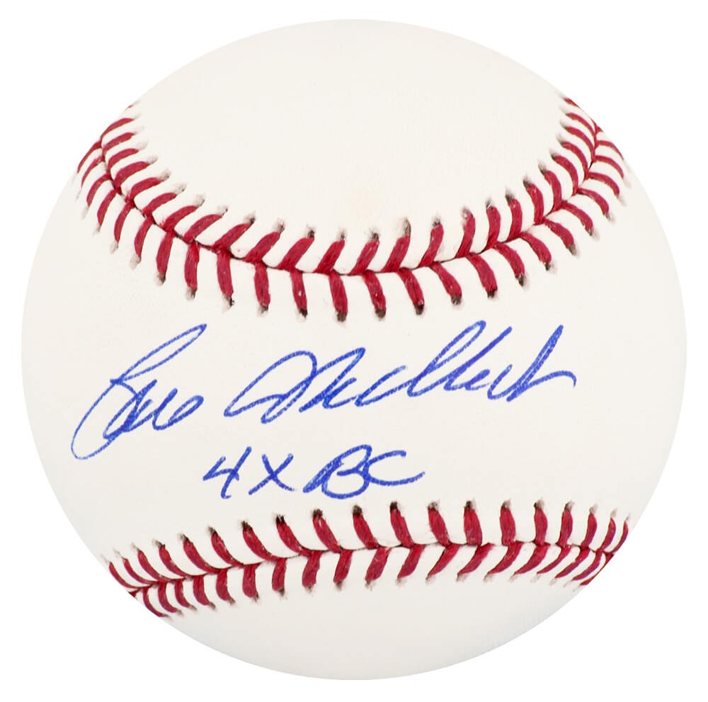 Bill Madlock Signed Rawlings Official MLB Baseball w/4x BC - (SCHWARTZ COA)