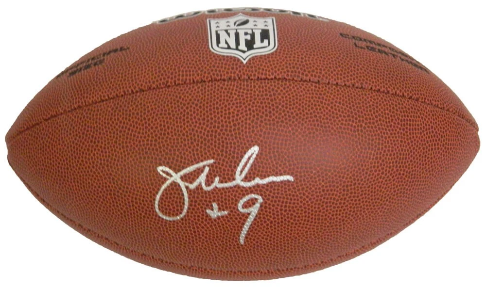 Bears JIM McMAHON Signed Wilson NFL Full-Size Football - SCHWARTZ