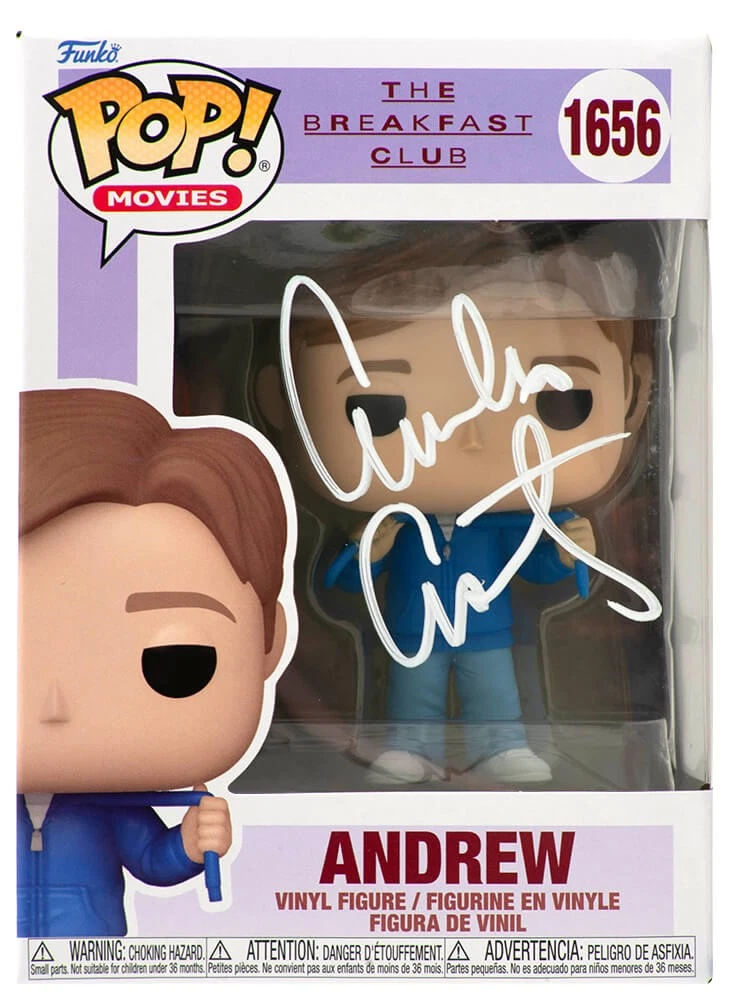 EMILIO ESTEVEZ SIGNED THE BREAKFAST CLUB ANDREW FUNKO POP #1656 – (SCHWARTZ COA) COLLECTIBLE MEMORABILIA