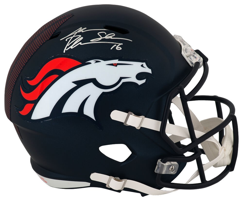 Jake Plummer Signed Broncos (Current) Riddell F/S Replica Helmet w/Snake -SS COA