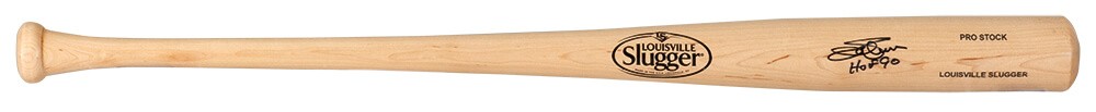 Jim Palmer Signed Louisville Slugger Pro Blonde Baseball Bat w/HOF'90 - (SS COA)