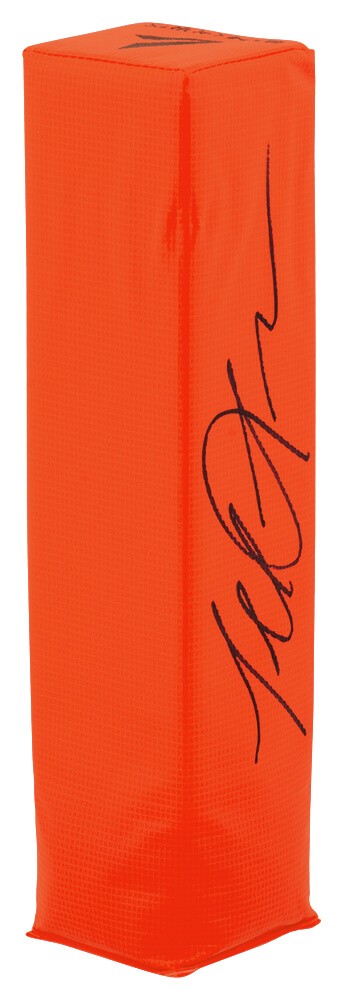 Terrell Suggs Signed Orange Endzone Football Pylon - (SCHWARTZ COA)