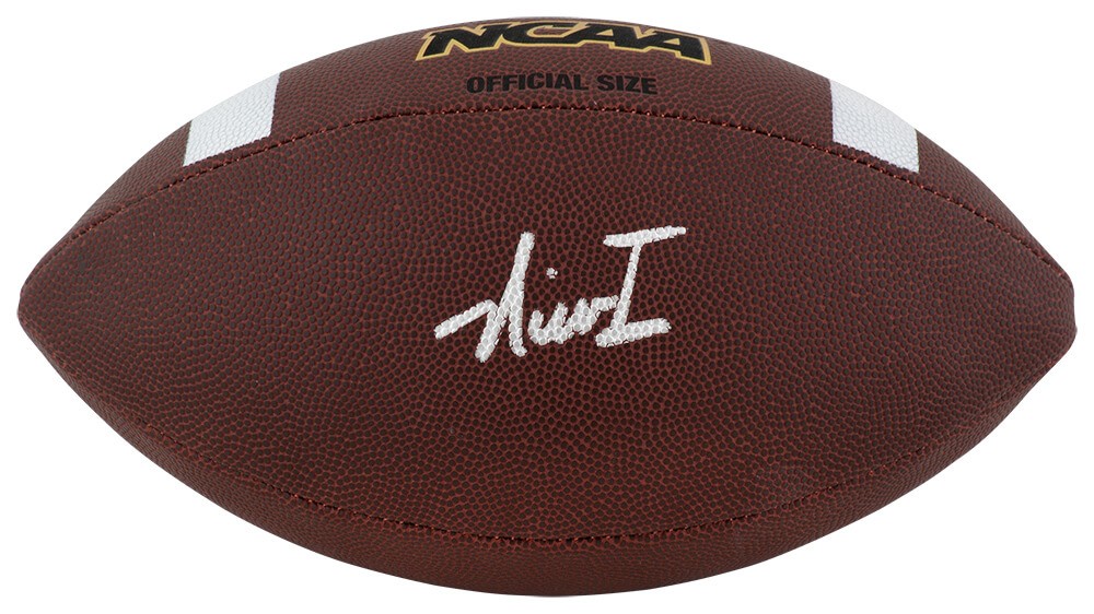 Nico Iamaleava Signed Wilson NCAA Full Size Football - (SCHWARTZ SPORTS COA)