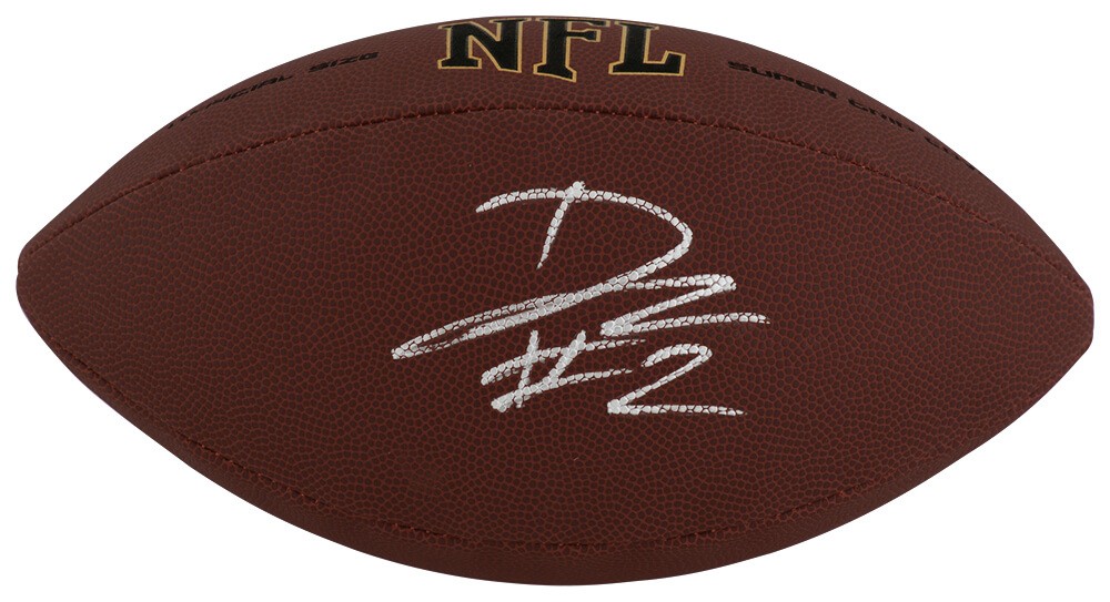DJ Lagway (GATORS) Signed Wilson Super Grip Full Size NFL Football -(SS COA)