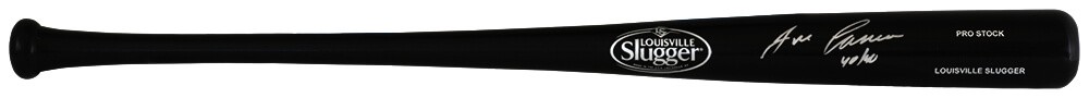 Jose Canseco Signed Louisville Slugger Pro Black Baseball Bat w/40-40 - (SS COA)
