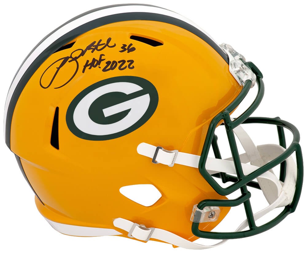 LeRoy Butler Signed Packers Riddell Full Size Replica Helmet w/HOF 2022 - SS COA