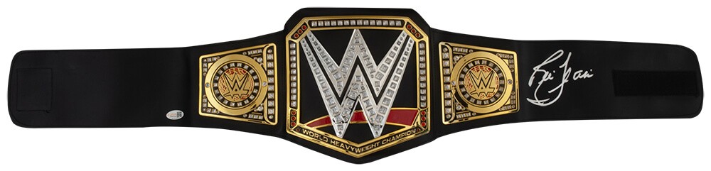Ric Flair Signed WWE 2020 World Champion Replica Toy Wrestling Belt - (JSA COA)