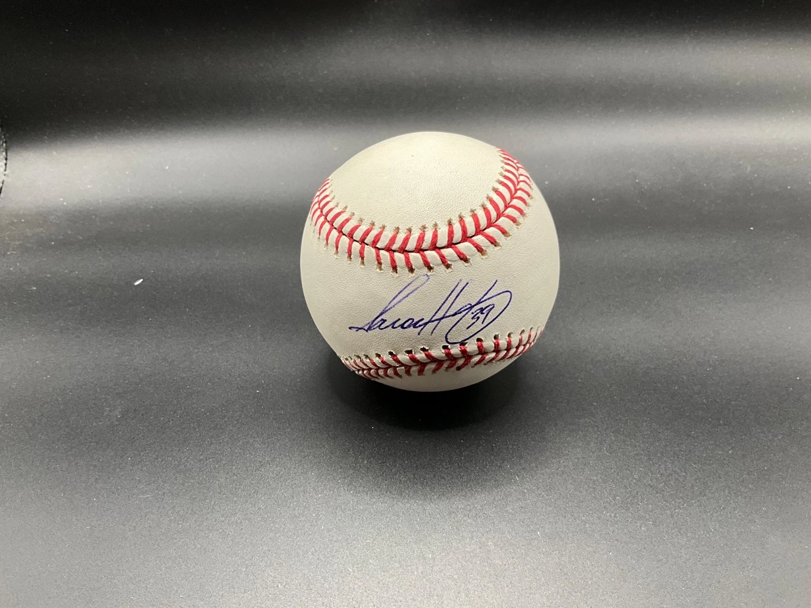 Aaron Harang Cincinnati Reds Signed Baseball Beckett Auto Holo Ball