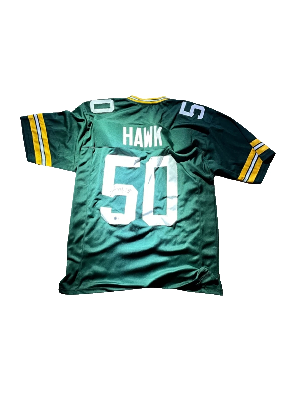 AJ Hawk Custom Green Bay Packers Signed Jersey Beckett Authentication Auto