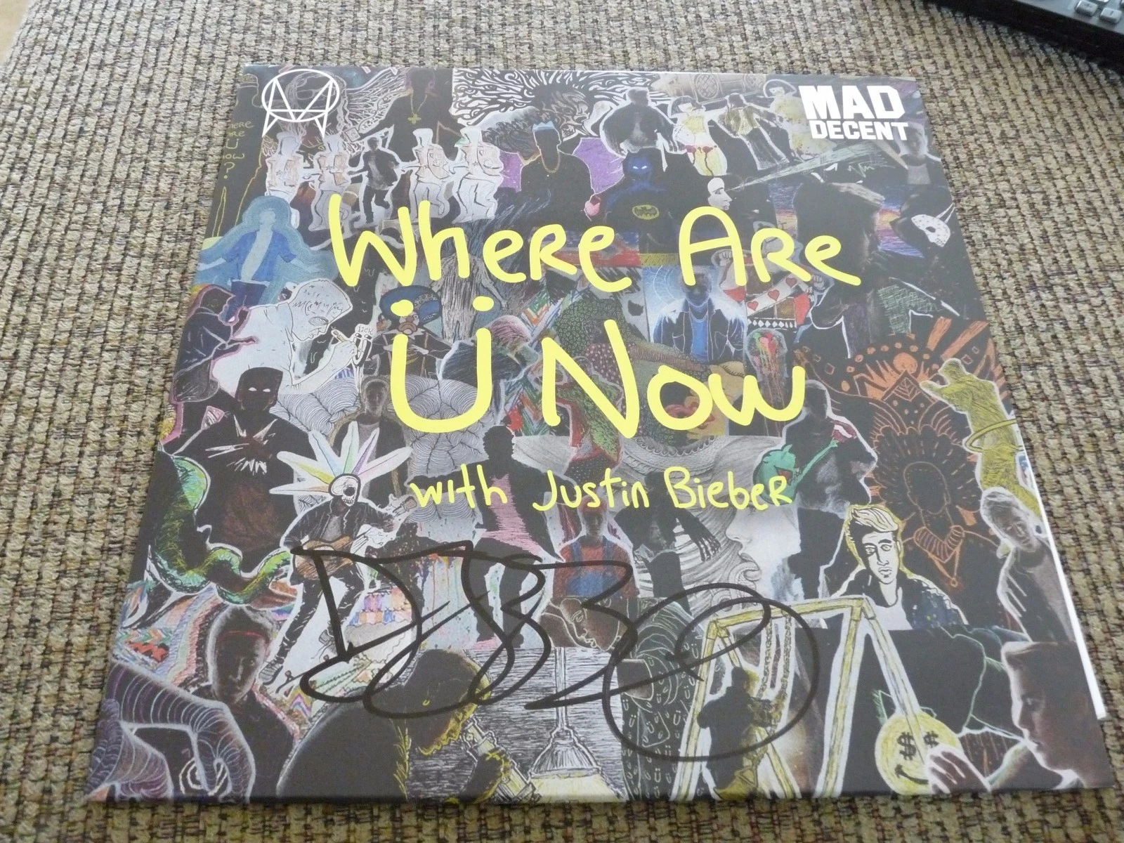 Diplo Where Are U Now Autographed Signed LP Album Record Guaranteed