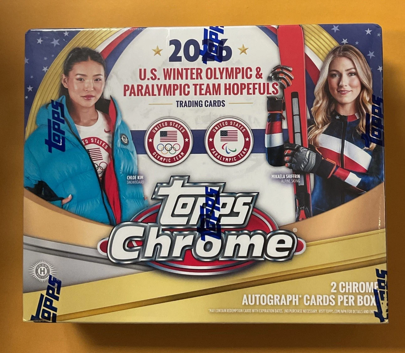 2026 Topps Chrome U.S. Olympics Hobby Box Factory Sealed