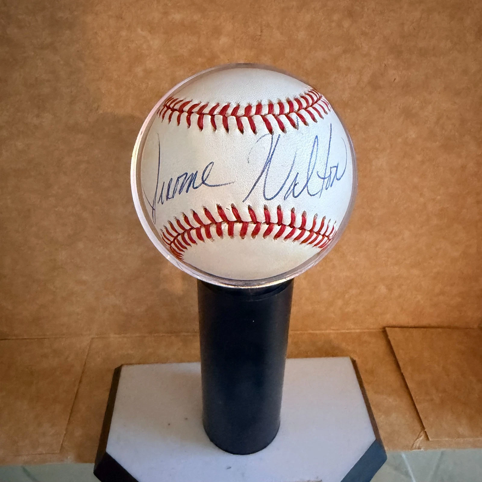 JEROME WALTON CHICAGO CUBS AUTOGRAPHED N.L. BASEBALL BECKETT AUTH