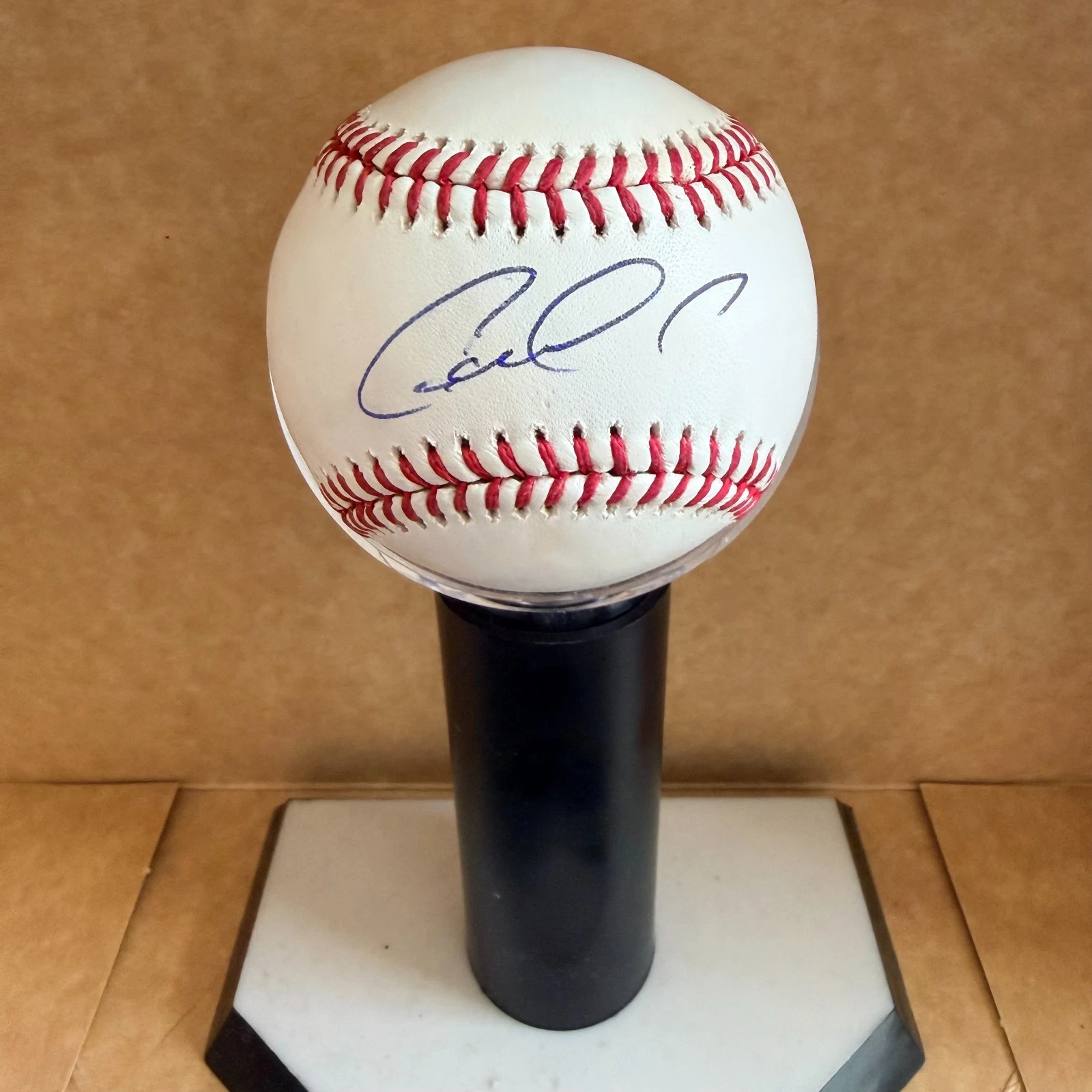 CARLOS CORREA HOUSTON ASTROS SIGNED AUTOGRAPHED M.L. BASEBALL BECKETT AUTH