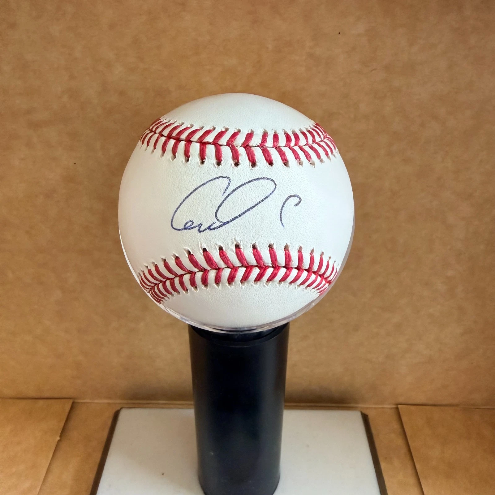 CARLOS CORREA HOUSTON ASTROS SIGNED AUTOGRAPHED M.L. BASEBALL BECKETT AUTH