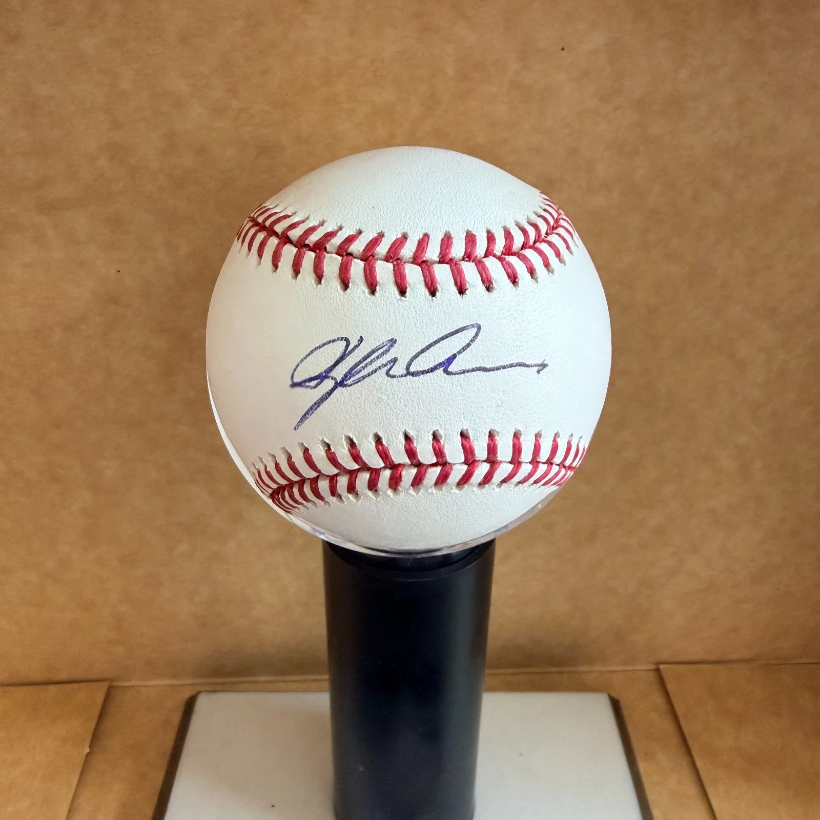 DYLAN CREWS WASHINGTON NATIONALS SIGNED AUTOGRAPHED M.L. BASEBALLL BECKETT AUTH
