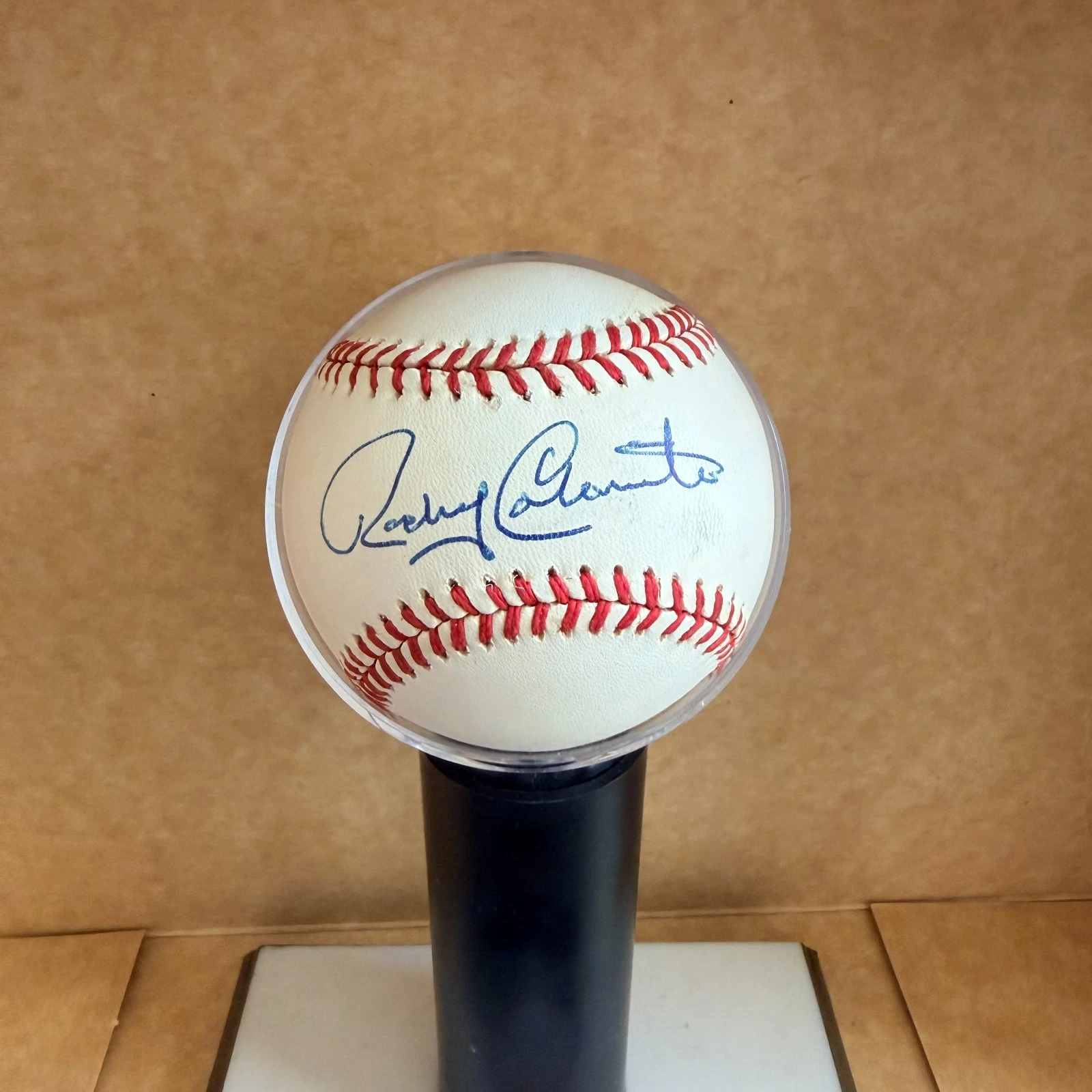 ROCKY COLAVITO INDIANS/TIGERS SIGNED AUTOGRAPHED A.L. BASEBALLL BECKETT AUTH