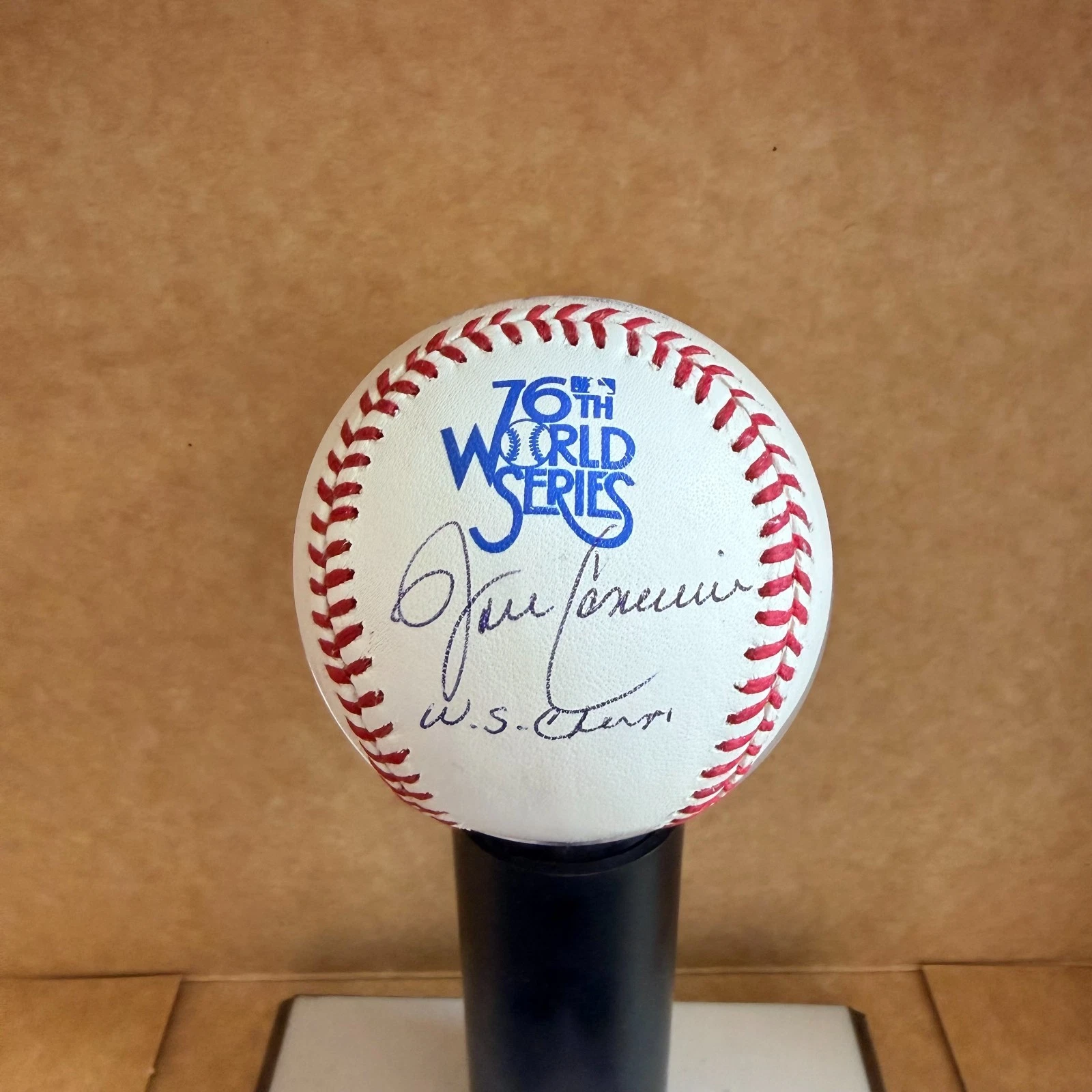 JOHN CANDELARIA PIRATES WS CHAMPS SIGNED 1979 WS BASEBALLL BECKETT AUTH