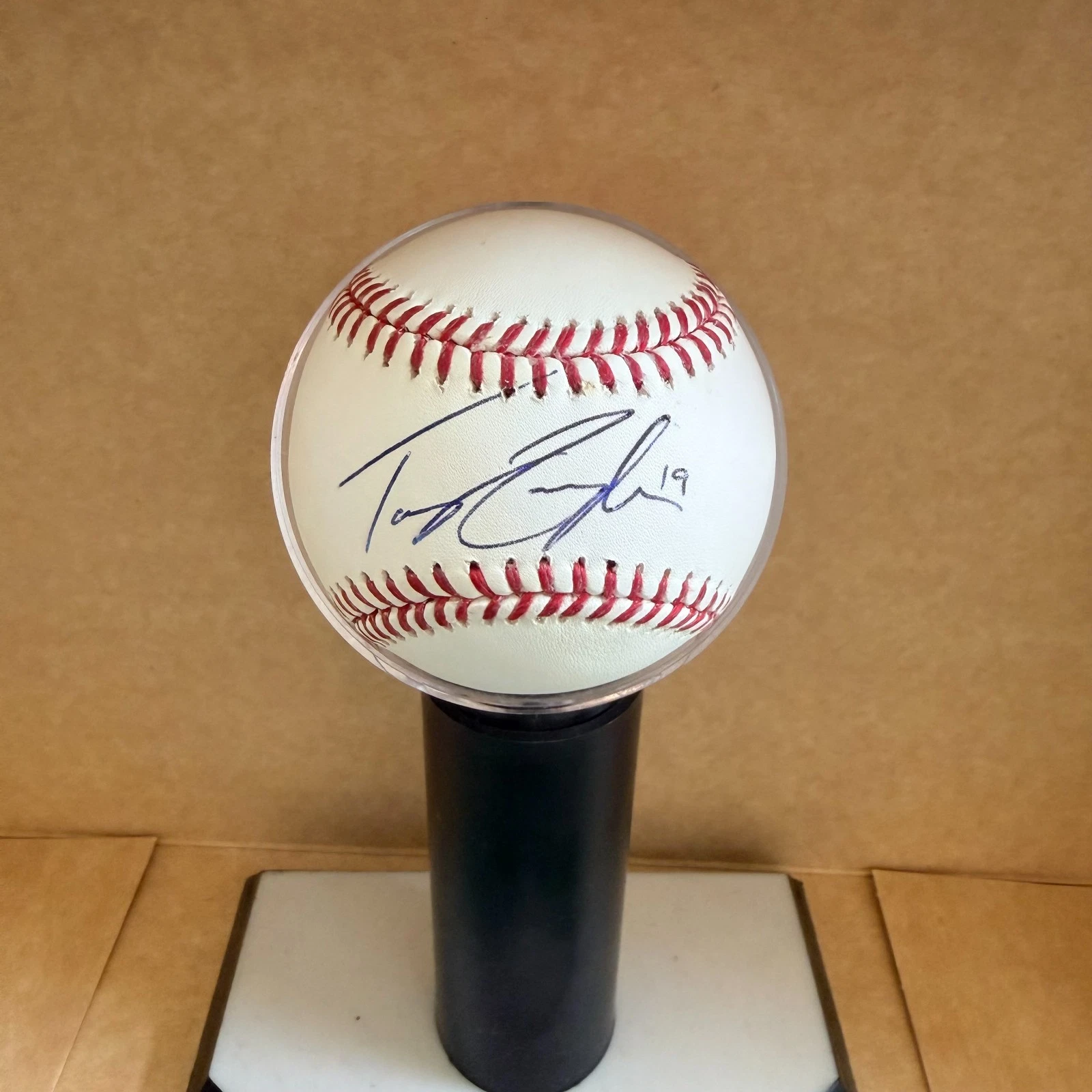 TOMMY JOSEPH PHILADELPHIA PHILLIES SIGNED M.L BASEBALL BECKETT AUTH