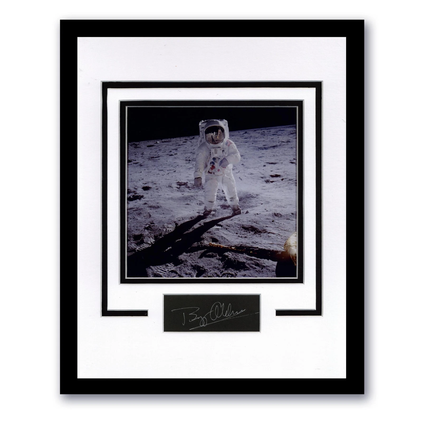 Buzz Aldrin AUTOGRAPH Signed Apollo 11 Astronaut Framed 11x14 Display C ACOA