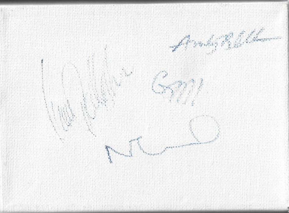 OASIS hand REAL hand SIGNED 5x7