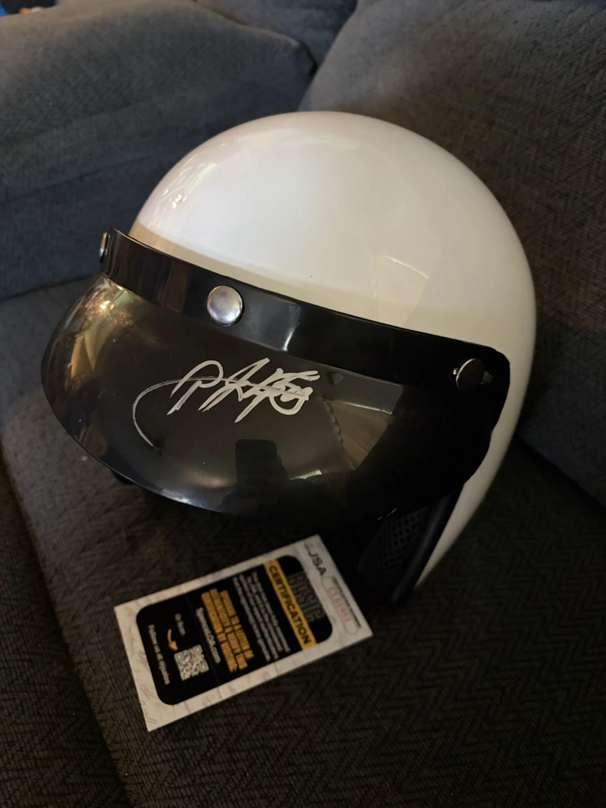 AJ Foyt Signed Full Size Open-Faced Helmet Indy 500 JSA Authenticated COA