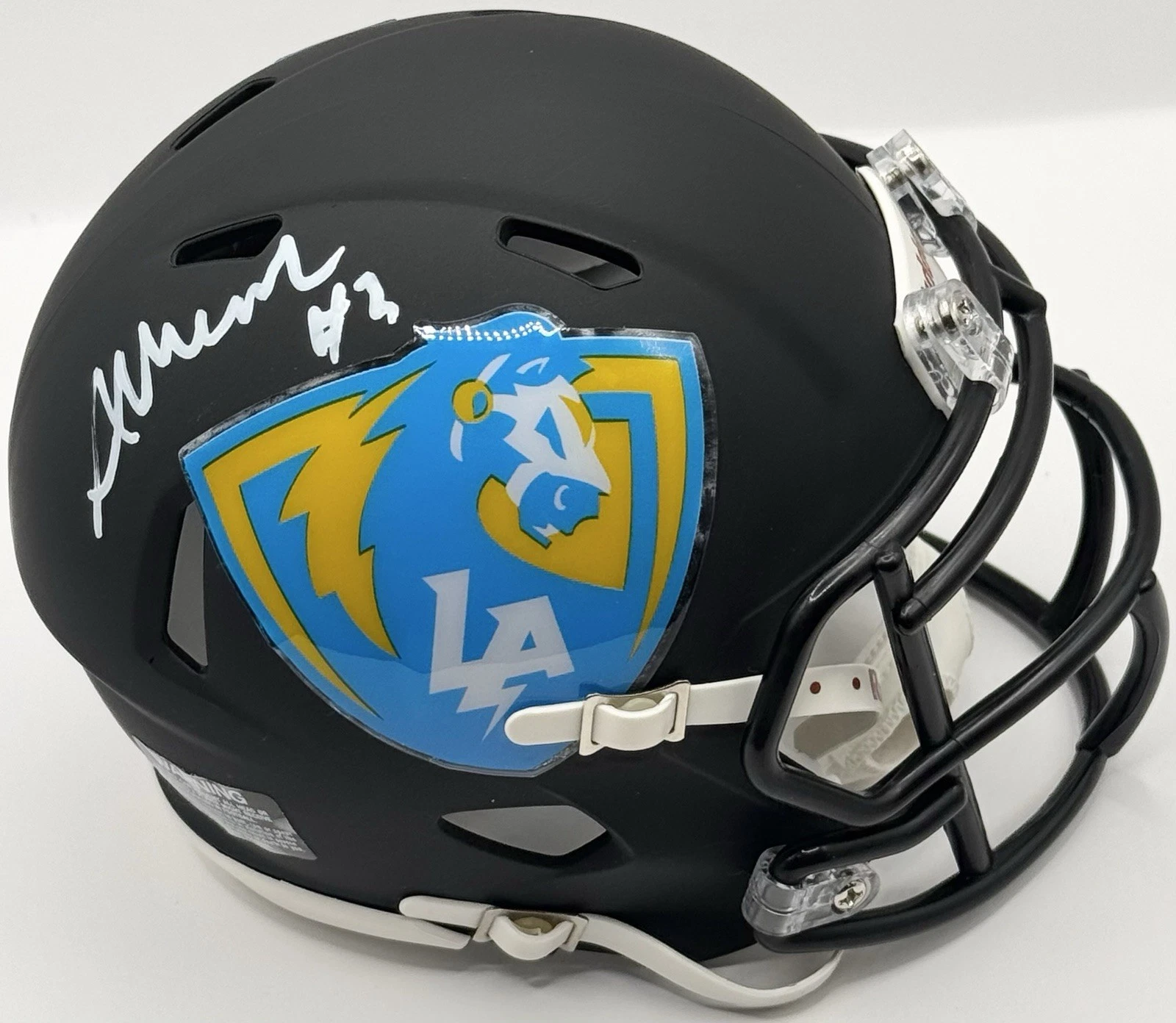 Akheem Mesidor Signed Autographed Los Angeles Chargers Mini Helmet PSA/DNA COA