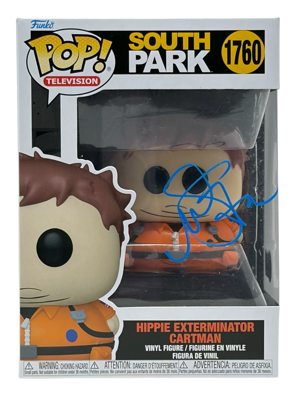 Matt Stone Signed South Park Hippie Exterminator Cartman Funko Pop Beckett COA
