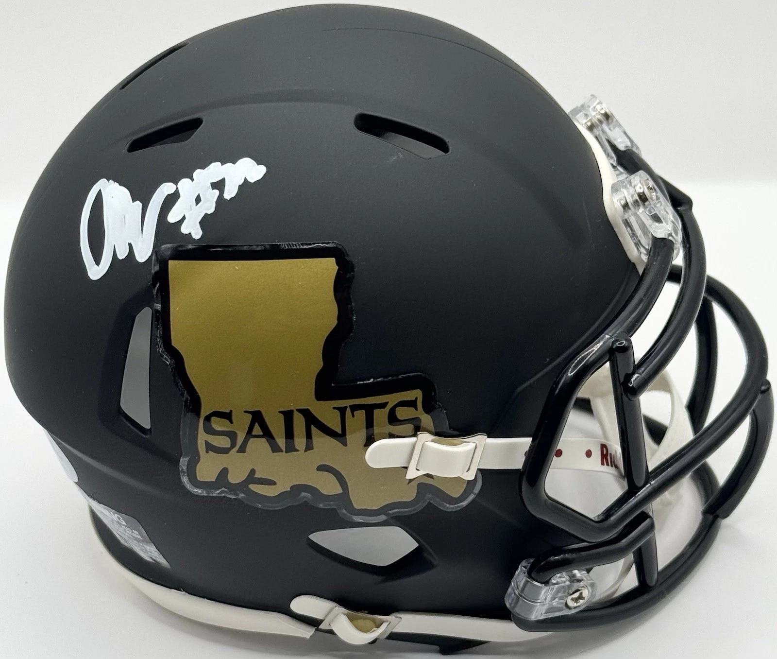 Christen Miller Signed Autographed New Orleans Saints Mini Helmet PSA/DNA COA