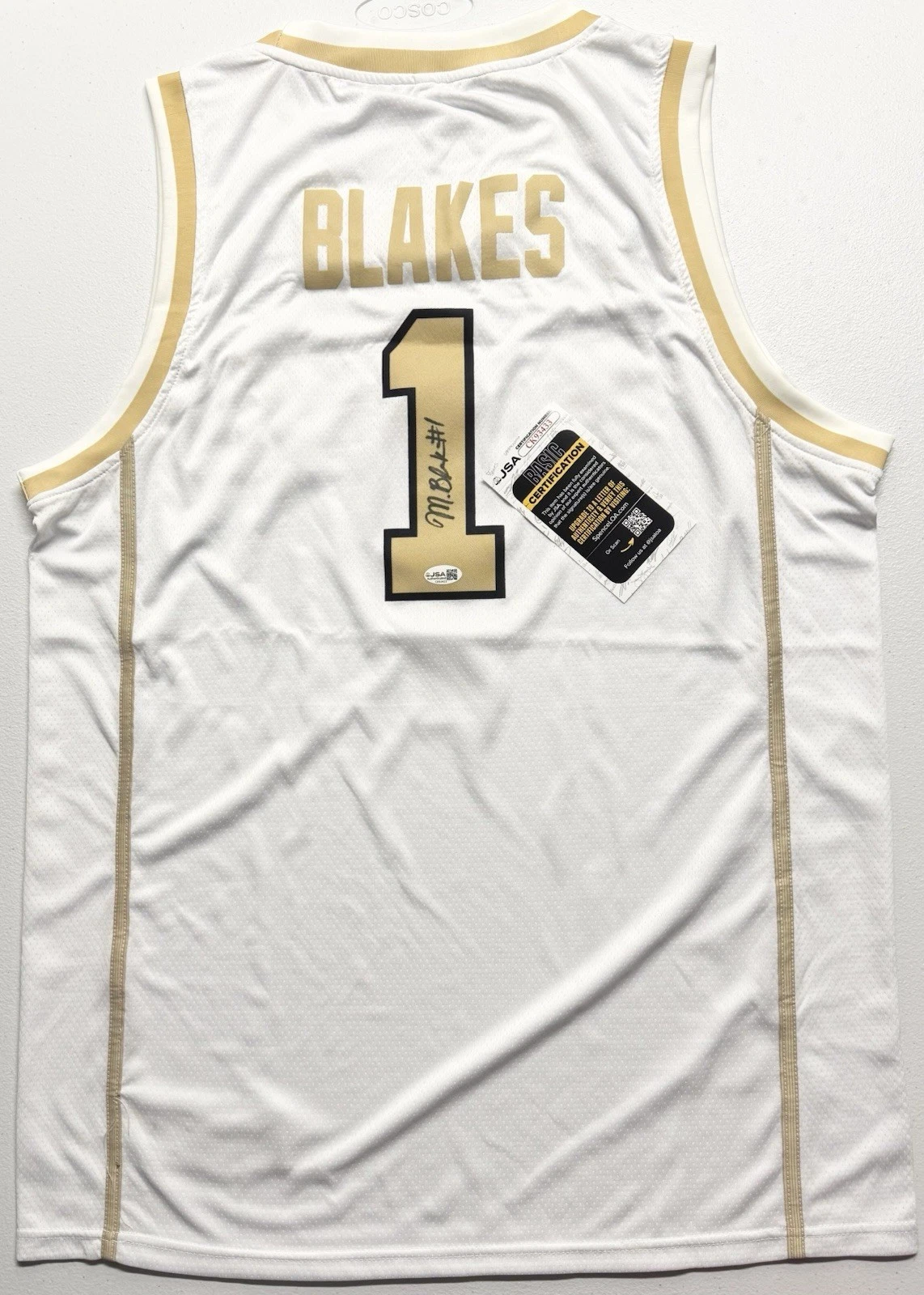 Mikayla Blakes Signed Autographed Vanderbilt Commodores Jersey JSA COA