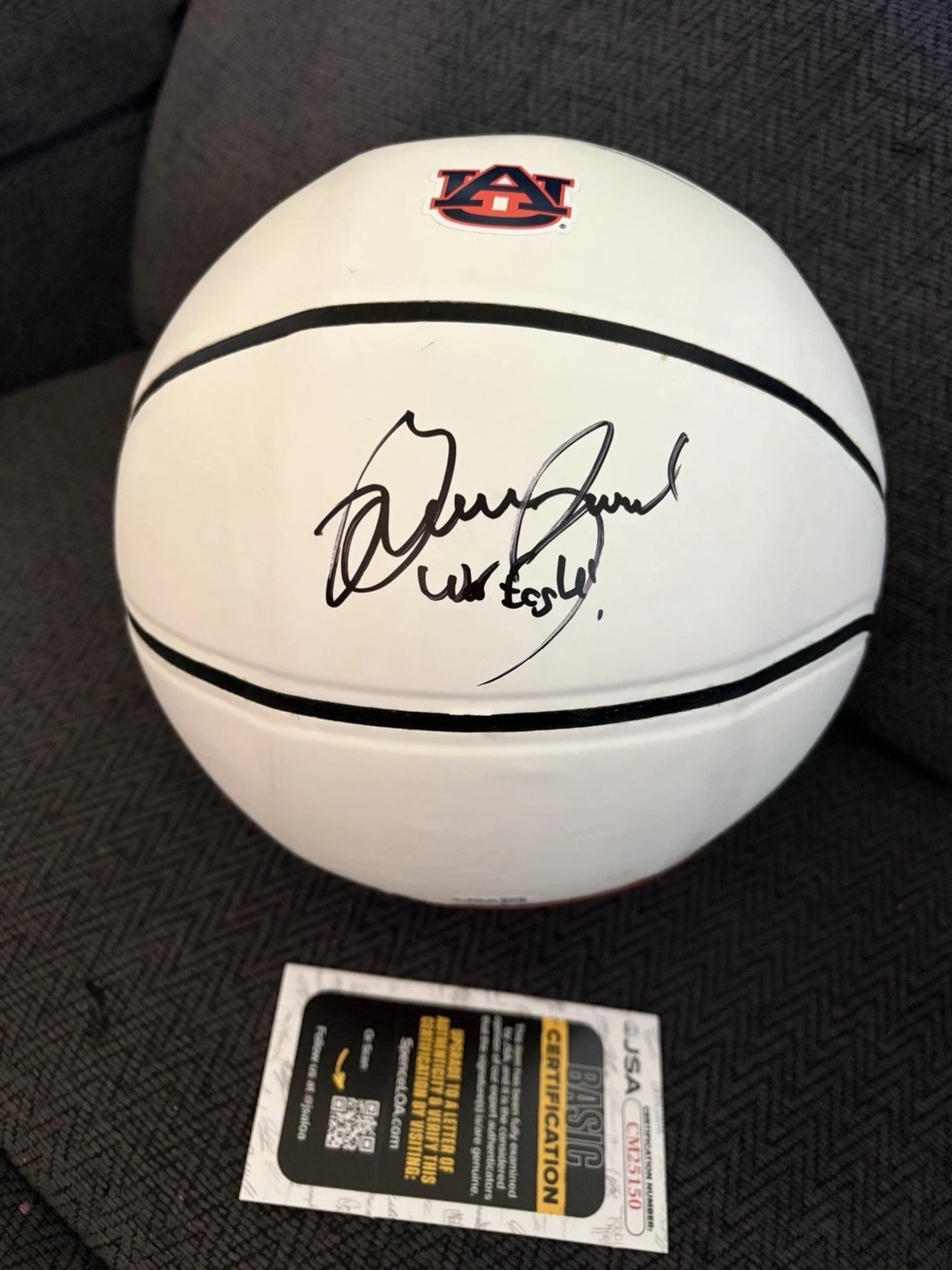 Coach Bruce Pearl Signed NCAA Basketball JSA COA Authentication Auburn Tigers