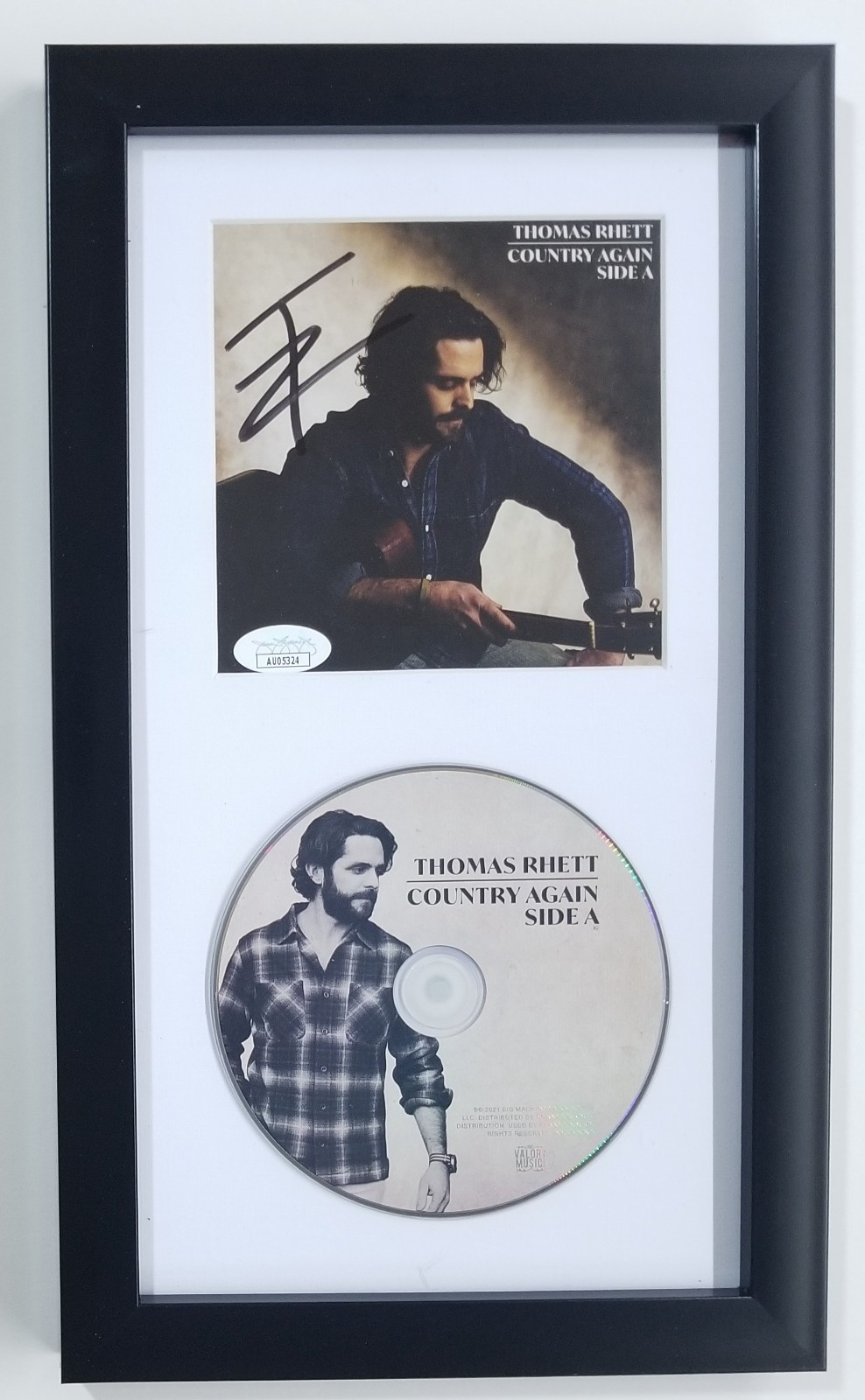 Thomas Rhett SIGNED Country Again Side CD A Framed Display JSA COA Autographed